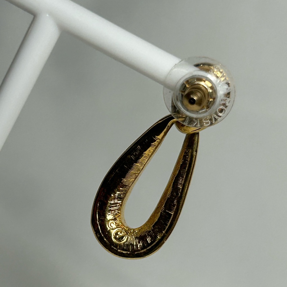 Vintage Swarovski Crystal Drop Earrings - image 3